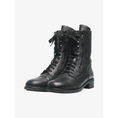 Pre-owned Leder boots - Chanel Vintage - Modalova