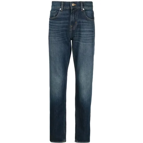 Slim-fit Jeans , Herren, Größe: W38 - 7 For All Mankind - Modalova