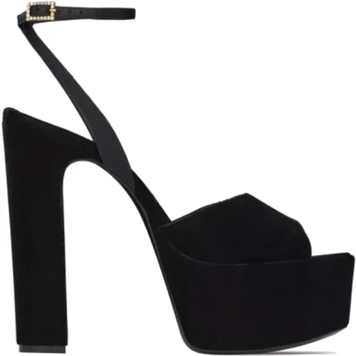 High Heel Sandals , female, Sizes: 8 UK - Saint Laurent - Modalova