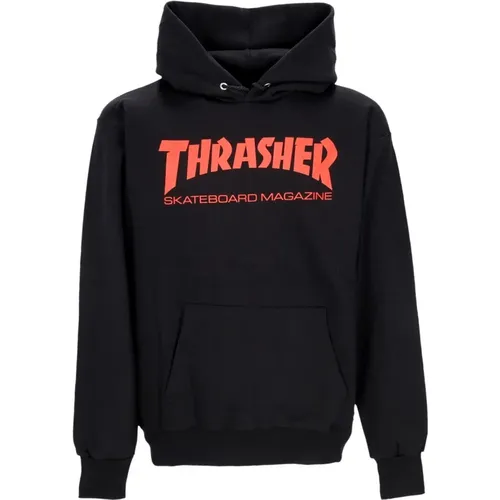 Skatemag Kapuzenpullover Schwarz/Rot , unisex, Größe: L - Thrasher - Modalova