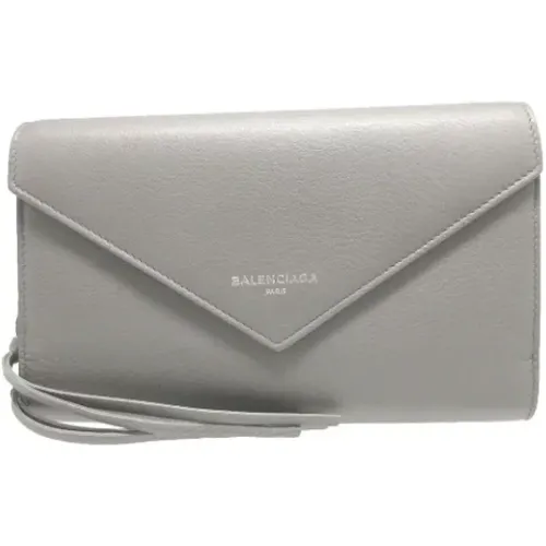 Pre-owned Leather wallets , female, Sizes: ONE SIZE - Balenciaga Vintage - Modalova