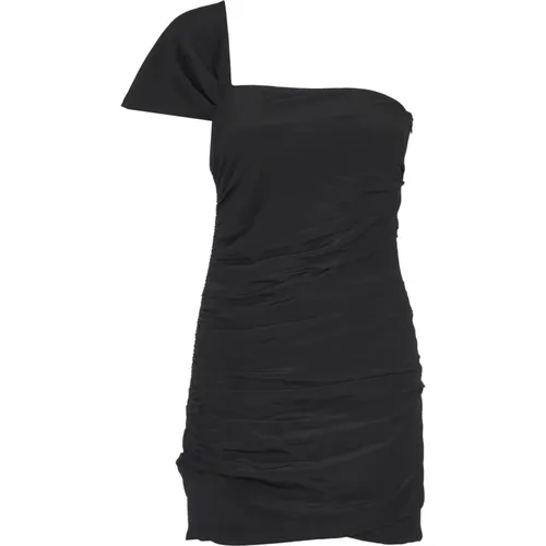 Schwarzes One-Shoulder-Kleid , Damen, Größe: S - IRO - Modalova