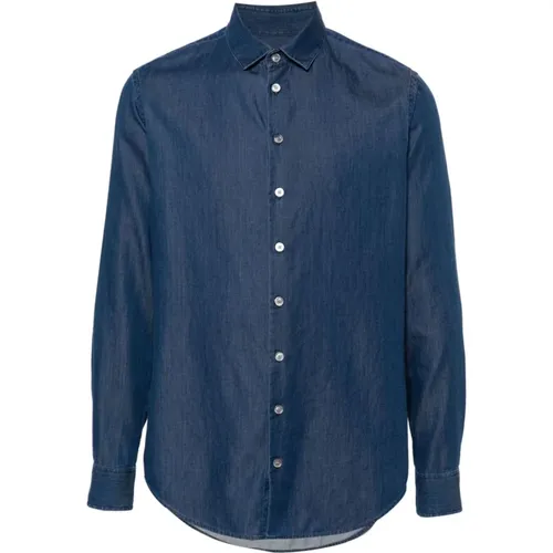 Shirt , male, Sizes: L - Giorgio Armani - Modalova