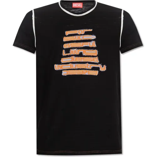 ‘T-Diegor-Raw-N2’ T-Shirt , Herren, Größe: XL - Diesel - Modalova