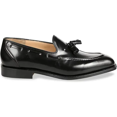 Flat Shoes with Brushed Polish Binder and Tels , male, Sizes: 10 UK - Church's - Modalova