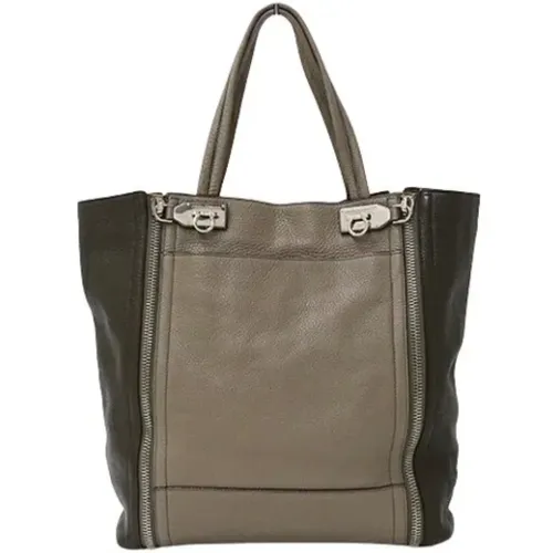 Pre-owned Leder totes , Damen, Größe: ONE Size - Salvatore Ferragamo Pre-owned - Modalova