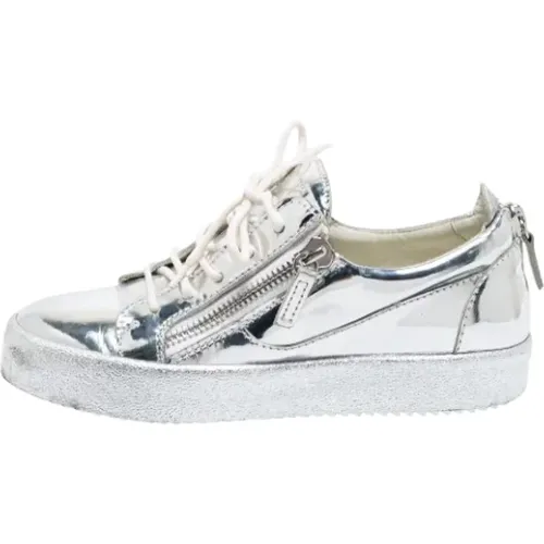 Pre-owned Leather sneakers , female, Sizes: 4 1/2 UK - Giuseppe Zanotti Pre-owned - Modalova