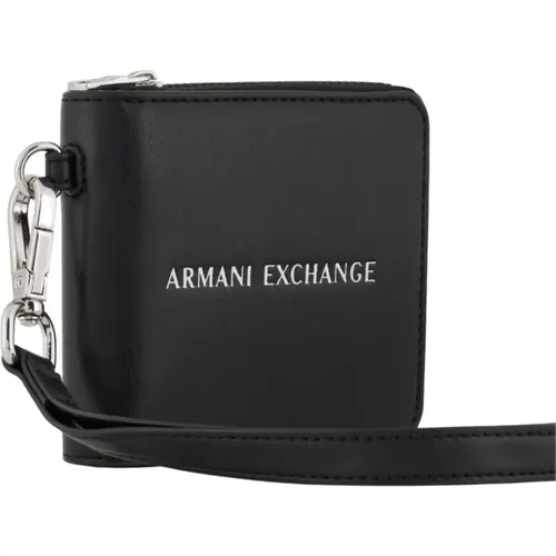 Geldbörse mit geprägtem Logo - Armani Exchange - Modalova