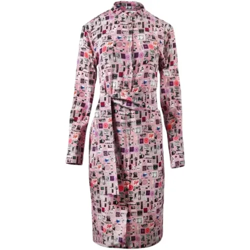 Motif Printed Belted Dress , female, Sizes: XL - PS By Paul Smith - Modalova