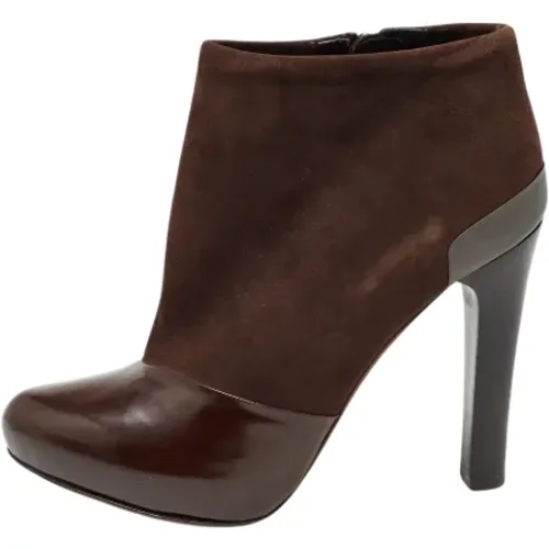 Pre-owned Leather boots , female, Sizes: 3 1/2 UK - Fendi Vintage - Modalova