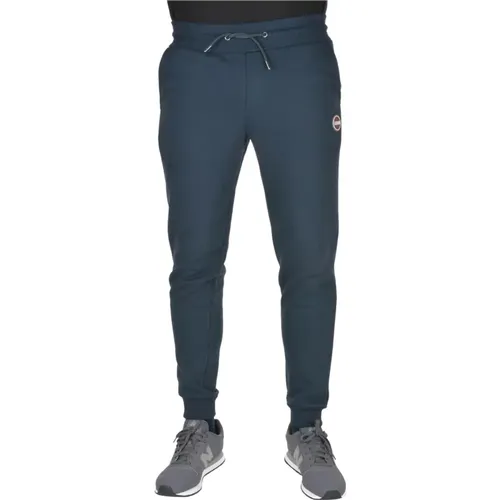 Blaue Sweatpants mit Kordelzug , Herren, Größe: L - Colmar - Modalova