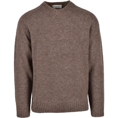 Alpaka Wollmischung Strickpullover , Herren, Größe: 2XL - Filippo De Laurentiis - Modalova