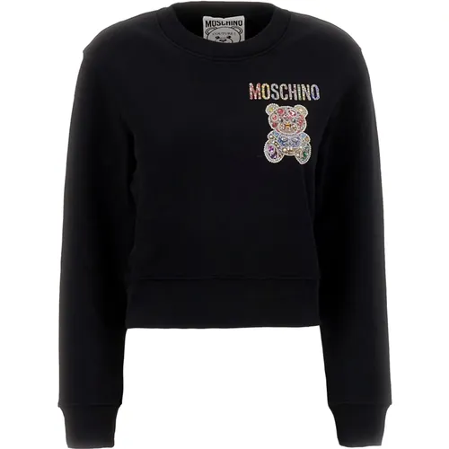 Stylischer Felpe Sweatshirt - Moschino - Modalova