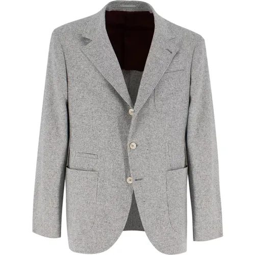 Refined Deconstructed Jacket with Pockets , male, Sizes: XL - BRUNELLO CUCINELLI - Modalova