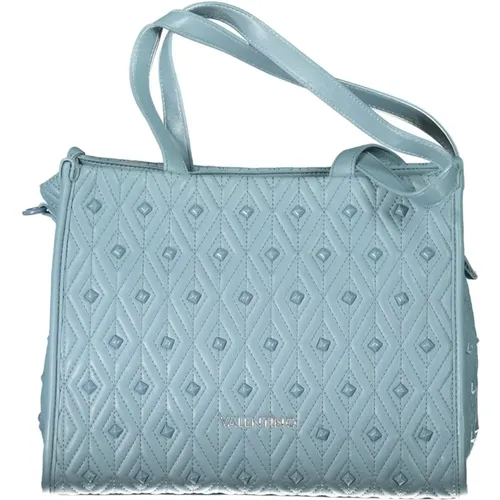 Blaue Schultertasche mit Abnehmbarem Riemen und Innentasche , Damen, Größe: ONE Size - Valentino by Mario Valentino - Modalova