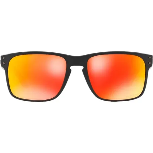 Square Mirrored Sunglasses with Logo , unisex, Sizes: ONE SIZE - Oakley - Modalova