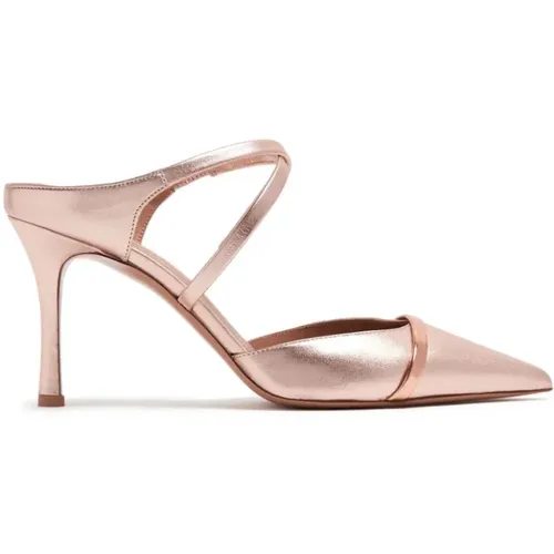 Rose Gold Yoana Mules - Malone Souliers - Modalova