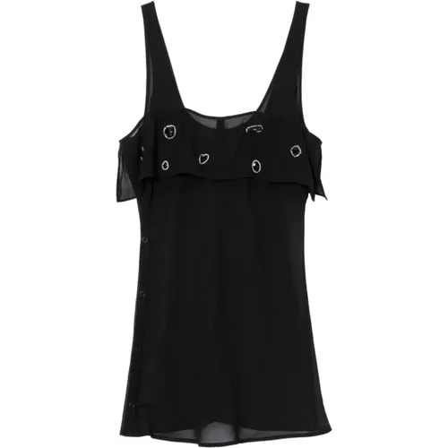 Edelstein Verziertes Chiffon Tank Top , Damen, Größe: XS - 3.1 phillip lim - Modalova