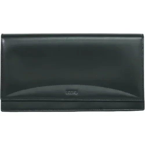 Pre-owned Leather wallets , female, Sizes: ONE SIZE - Loewe Pre-owned - Modalova