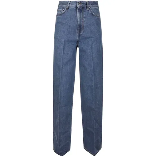 Wide Leg Denim Jeans , female, Sizes: W25, W27, W28, W29 - TotêMe - Modalova