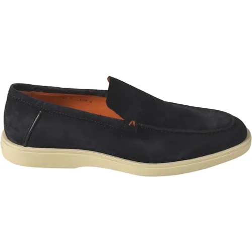 Flat shoes , male, Sizes: 11 UK, 6 UK - Santoni - Modalova