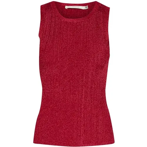 Glitter Ribbed Top for Festive Season , female, Sizes: L, XL, S - Gestuz - Modalova