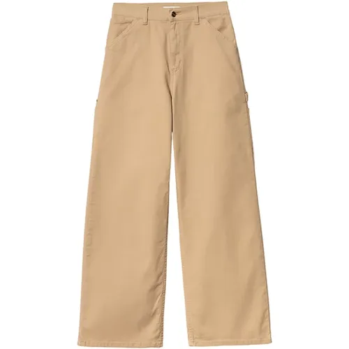 Dusty Brown Pants , female, Sizes: W27, W28 - Carhartt WIP - Modalova