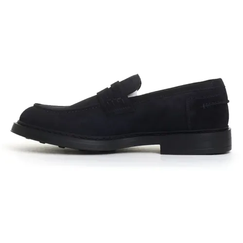 Suede Loafers Elegant Style , male, Sizes: 7 1/2 UK, 9 UK, 8 1/2 UK, 6 UK, 7 UK, 8 UK, 5 UK, 9 1/2 UK, 10 UK - Doucal's - Modalova