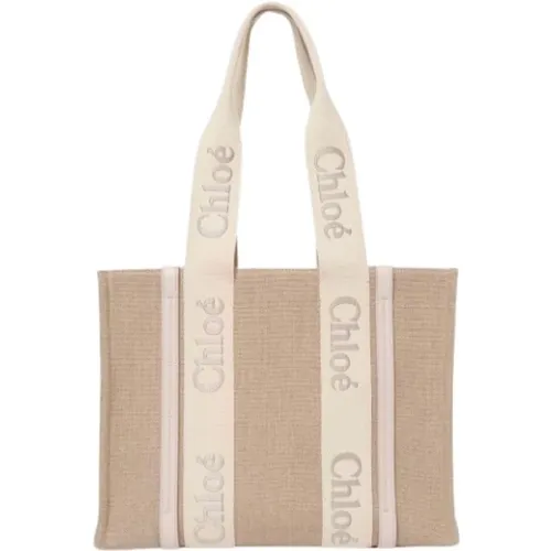 Stylische Woody Shopper Tasche,Stilvolle Taschen für den Alltag - Chloé - Modalova