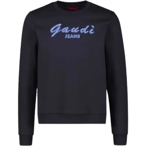 Sweatshirt mit Rundhalsausschnitt , Herren, Größe: XL - Gaudi - Modalova