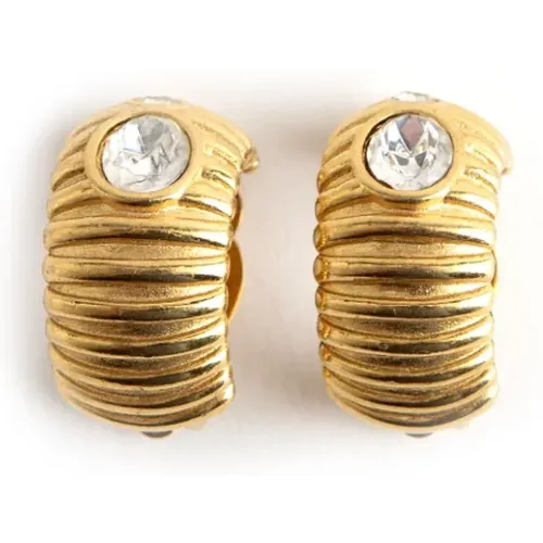 Vintage Gold-tone Givenchy Clip-on Earrings , female, Sizes: ONE SIZE - Givenchy Pre-owned - Modalova