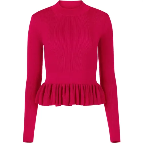 Rüschen-Peplum-Pullover in , Damen, Größe: M - Nina Ricci - Modalova