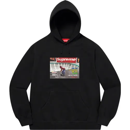 Limitierte Auflage Thrasher Kapuzenpullover Schwarz - Supreme - Modalova