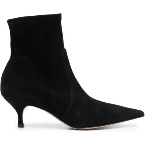 Suede ankle boots , female, Sizes: 4 UK - Casadei - Modalova
