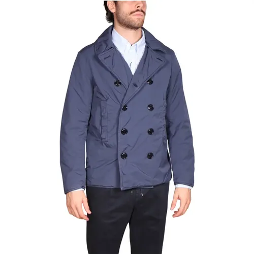 Hopper Double-Breasted Jacket , male, Sizes: XL - Aspesi - Modalova