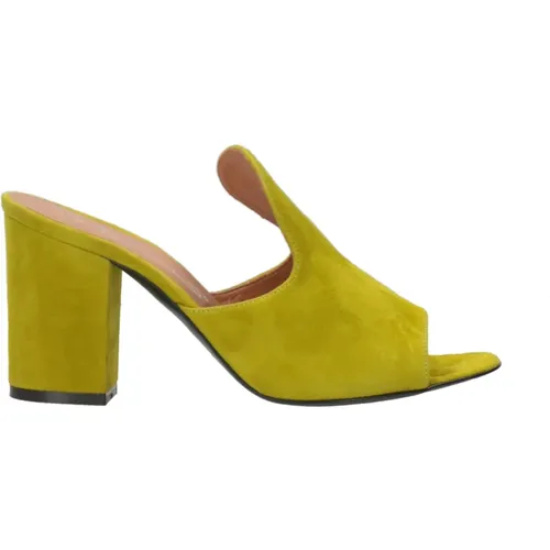 Heeled Mules , Damen, Größe: 37 1/2 EU - Via Roma 15 - Modalova