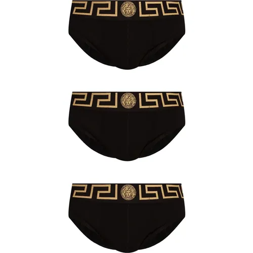 Unterhosen Dreierpack mit Medusa - Versace - Modalova
