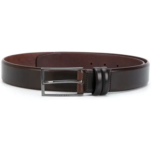 Carmello leather Belt , male, Sizes: 100 CM - Hugo Boss - Modalova