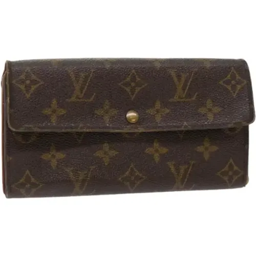 Pre-owned Canvas wallets , female, Sizes: ONE SIZE - Louis Vuitton Vintage - Modalova