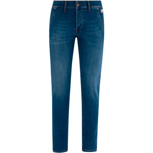 Helle Denim Jeans mit Amerika-Tasche , Herren, Größe: W30 - Roy Roger's - Modalova
