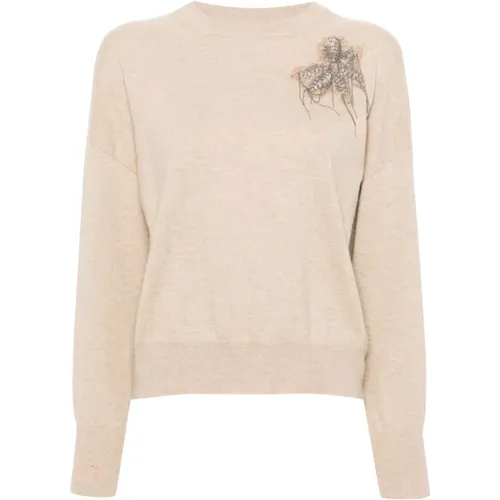 Beiger Sweatshirt Aw24 Damenmode - BRUNELLO CUCINELLI - Modalova