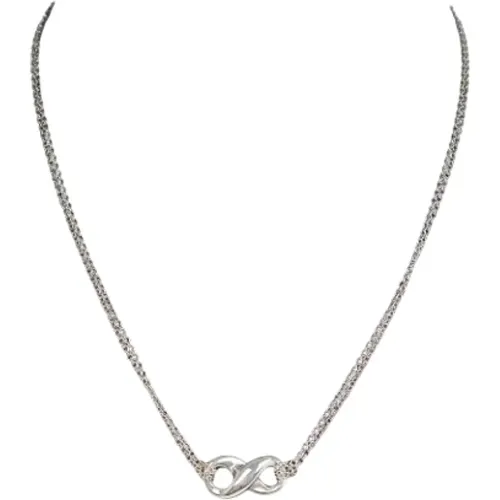 Pre-owned Silver necklaces , female, Sizes: ONE SIZE - Tiffany & Co. Pre-owned - Modalova