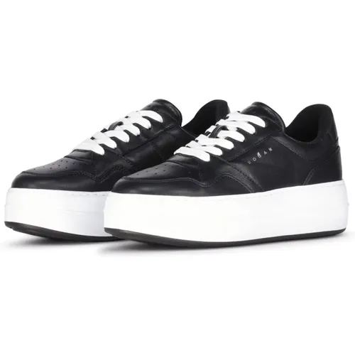 Stylischer Monochromer Plateau Sneaker , Damen, Größe: 38 EU - Hogan - Modalova