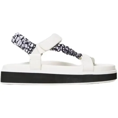 Printed Technical Sandals , female, Sizes: 8 UK - Twinset - Modalova