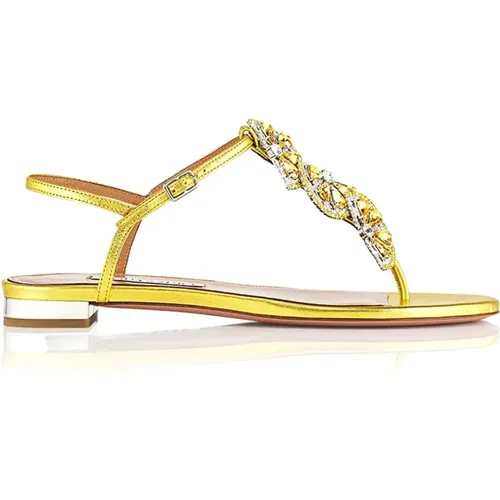 Stilvolle Sandalen mit Gntflas0Nplctr Detail - Aquazzura - Modalova