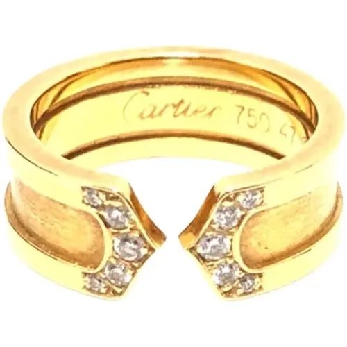 Pre-owned Gold rings , female, Sizes: ONE SIZE - Cartier Vintage - Modalova