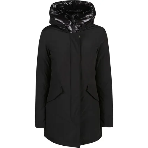 Schwarzer Luxus Arctic Parka , Damen, Größe: L - Woolrich - Modalova