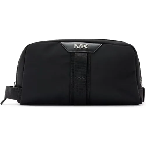 Schwarze Nylon Handgelenk Tasche , Herren, Größe: ONE Size - Michael Kors - Modalova