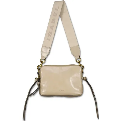 Leather Camera Bag with Detachable Straps , female, Sizes: ONE SIZE - Isabel marant - Modalova