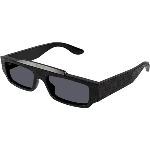 Grey Sunglasses Gg1592S , male, Sizes: 55 MM - Gucci - Modalova